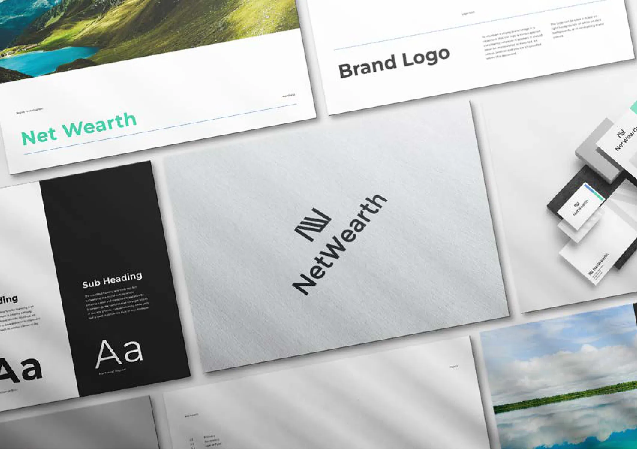 Netwearth brand identity 1